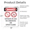 Signmission Oxygen In Use No Smoking Danger Sign, Vinyl Decal, 18in W x 24in L, 2PK OS-2PACK-DS-D-1824-V-1514 - alternate 5